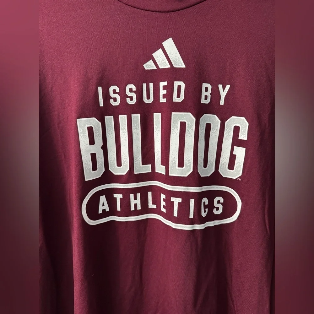 Adidas Maroon Mississippi State Bulldog Athletics Aeroready Pregame T-shirt